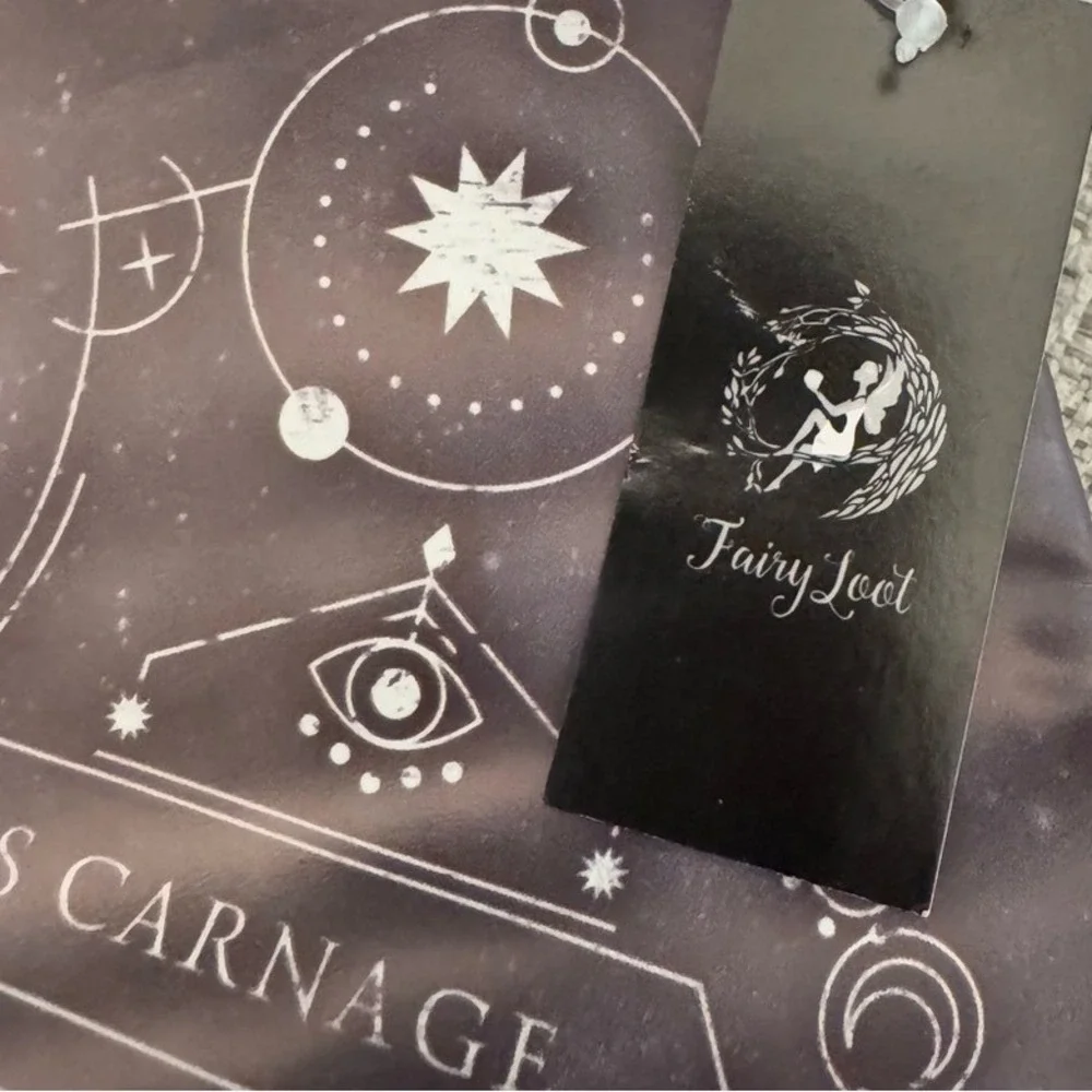 NWT‎ FairyLoot The Atlas Six Book/Tablet Padded Cover Celestial Galaxy Case